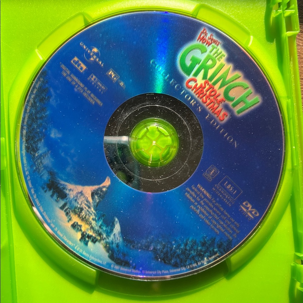 Dr. Seuss How the Grinch Stole Christmas! Deluxe Edition DVD set of 2! - Picture 6 of 6